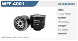 Winkel WFF-4001 Mazot Filtresi L200 4WD 11.05-2.5 DID Kolı: 50 Ad 