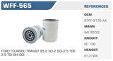 Winkel WFF-565 Mazot Filtresi Ducato Boxer Saxo 1.5D 2.5D DJ5 Kolı: 24 Ad 