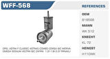 Wınkel Wff-568 Benzin Filtresi Marea Brava Bravo Astra G Vectra B C Corsa B C Combo Golf V Polo III Polo III 94> Lupo Touran A3 Fabıa 1.4 16V 1.6 16V X14Xe Z14Xe X16Xel Z16Xel Z16Xep X20Xev 14Nz Aua Ahw Tırnaklı Kolı: 24 Ad.