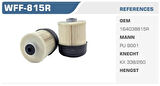 Winkel WFF-815R Mazot Filtresi Clio IV 12-Captur 13-Logan II 12-Sandero Duster Dokker 12-Lodgy 1.5 DCI Kolı: 24 Ad FN0167