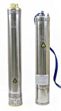 Winpo WNP 2/15 Derin Kuyu Dalgıç Pompa Motorlu 220 Volt Monofaze 1 Hp 103 mss 3 m³/h