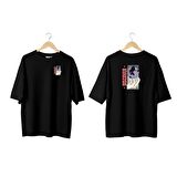 Wicold Discover Baskılı Oversize T-Shirt Erkek Tişört Unisex Tişört Kadın Tişört
