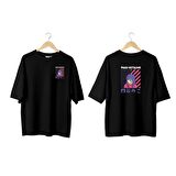 Wicold Miko Yotsuya Anime Baskılı Oversize T-Shirt Erkek Tişört Unisex Tişört Kadın Tişört