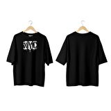 Wicold NYC Baskılı Oversize T-Shirt Erkek Tişört Unisex Tişört Kadın Tişört