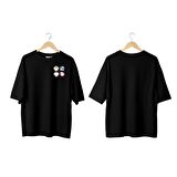 Wicold Ghost Baskılı Oversize T-Shirt Erkek Tişört Unisex Tişört Kadın Tişört
