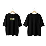 Wicold Rick And Morty 2 Baskılı Oversize T-Shirt Erkek Tişört Unisex Tişört Kadın Tişört