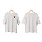Wicold Savaşçı Samurai Baskılı Oversize T-Shirt Erkek Tişört Unisex Tişört Kadın Tişört
