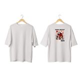 Wicold Kame Sennin Baskılı Oversize T-Shirt Erkek Tişört Unisex Tişört Kadın Tişört