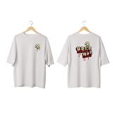 Wicold Help Me Baskılı Oversize T-Shirt Erkek Tişört Unisex Tişört Kadın Tişört