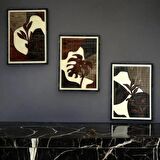 WoodOrCoffee Üç Mevsim Ahşap Tablo Seti