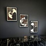 WoodOrCoffee Üç Mevsim Ahşap Tablo Seti