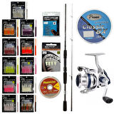 YekOutdoor FireWorm LRF Seti Okuma Wave Power 213 cm 0-8 gr Lrf Kamışı&Okuma ARIA-1000a 1BB Olta Makinesi