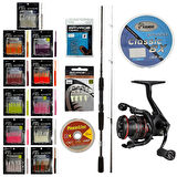 YekOutdoor FireWorm LRF Seti Okuma Wave Power 213 cm 0-8 gr Lrf Kamışı&Okuma Ceymar HD CHD-2500A 7+1BB Olta Makinesi