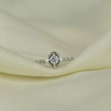 Çiçek Figürlü 925 Ayar Minimal Gümüş Yüzük