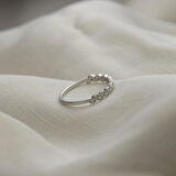 Çoklu Göz 925 Ayar Minimal Gümüş Yüzük 