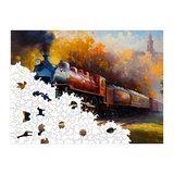Gün Batımı Eksprsi - Ahşap Puzzle - 450Parça - 29 × 39 cm