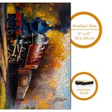 Gün Batımı Eksprsi - Ahşap Puzzle - 450Parça - 29 × 39 cm