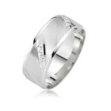 Rodyum Kaplama Klasik Gümüş Alyans