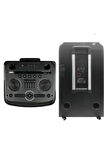 12"+1 Tweeter/Equalizer Profosyonel Bluetooth Hoparlör 60000WATTS Speaker Çift Mikrofonlu Derin Bass