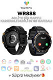WR888 4G Lite Sim Kartlı Kameralı 32gb AI Destekli NFC GPS 1.54 İnç Yuvarlak Model Akıllı Saat