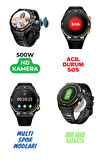 WR888 4G Lite Sim Kartlı Kameralı 32gb AI Destekli NFC GPS 39mm Yuvarlak Akıllı Saat + Ultra Watch