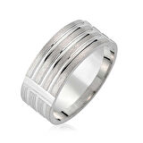 Gümüş Rodyumlu Alyans