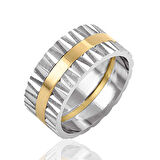 Gümüş Altın Kaplama Alyans