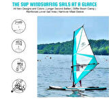 Lethe Boards i-Rocker Yelkenli Rüzgar Sörfü Skatinger 335 x 84 x 15 cm SUP Paddle Board