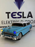 WS-1955 Klasik Araba Usb-Tf-Fm Radyo Bluetooth Hoparlör