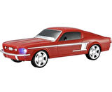 Wster WS-1967BT Ford Mustang GT 1967 Model Araba 10 W FM Radyo Bluetooth Hoparlör KIRMIZI