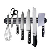 Woody Sofia Mıknatıslı Paslanmaz Duvar Bıçak Askısı Standı 33 Cm  Aparat