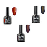 Cats Eye Kalıcı Oje Seti 3 Parça 10 ML (Ton 602 - 603 - 604)