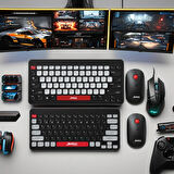 Kablosuz Mini Klavye ve Mouse Seti - Şık, Sessiz ve Ergonomik Tasarım 