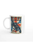 British Motorcycle Speed Racing Baskılı Kupa Bardak