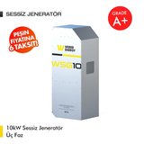 10kW LiFePO4 Lityum Demir Fosfat Tri Faz Sessiz Jeneratör 