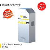 15kW LiFePO4 Lityum Demir Fosfat Tri Faz Sessiz Jeneratör 