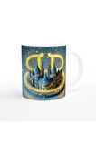 İkizler Burcu Baskılı Kahve Kupası - Burçlar Krallığı Şatosu Vs2