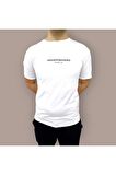 Erkek  Slim Fit Enjeksiyon Baskılı Pamuklu T-Shirt