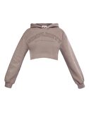 Kahverengi Simplicity Crop Sweatshirt