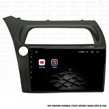 Araç Multimedya Honda Civic Sport Android 12 Carplay 4Gb Ram + 64Gb Hdd Navigasyon Ekran MYW