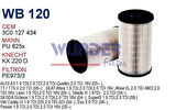 Wunder WB120 Mazot Filtresi Passat Caddy III A4 A6 2.0 TDI Pu825X MRMOEM-1080906
