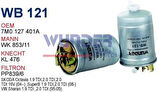 Wunder WB121 Mazot Filtresi Volkswagen Sharan 1.9 TDI  H143Wk MRMOEM-1080909