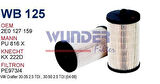 Wunder WB125 Mazot Filtresi Crafter Pu816X Fn0035 MRMOEM-1080917