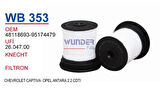 Wunder WB353 Yakıt Filtresi Chevrolet Captiva- Opel Antara 2.2 CDTI MRMOEM-1081363