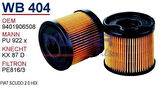 Wunder WB404 Yakıt Filtresi Peugeot 406 HDI-Expert Pu922X MRMOEM-1081382