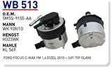 Wunder WB513 Mazot Filtresi C-Max Fiesta VI Focus II 1.6 TDCI MRMOEM-1081519