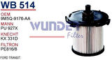 Wunder WB514 Mazot Filtresi Tourneo Custom 12-Tourneo Custom 12-Transit 11-Transit V348 Transit V347 11-2.2 MRMOEM-1081548