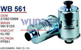 Wunder WB561 Yakıt Filtresi Lada Samara-Niva 1.5 I-1.6 I MRMOEM-1081586