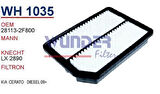 Wunder WH1035 Hava Filtresi Cerato Dizel 09-Fn3217 MRMOEM-1081999
