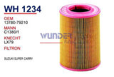 Wunder WH1234 Hava Filtresi Damas 90-Carry Sk410 86-C1380 1 MRMOEM-1082175